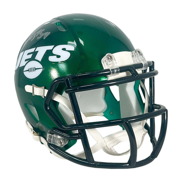 C.J. Mosely Signed New York Jets Speed Mini Football Helmet (JSA) Image 3