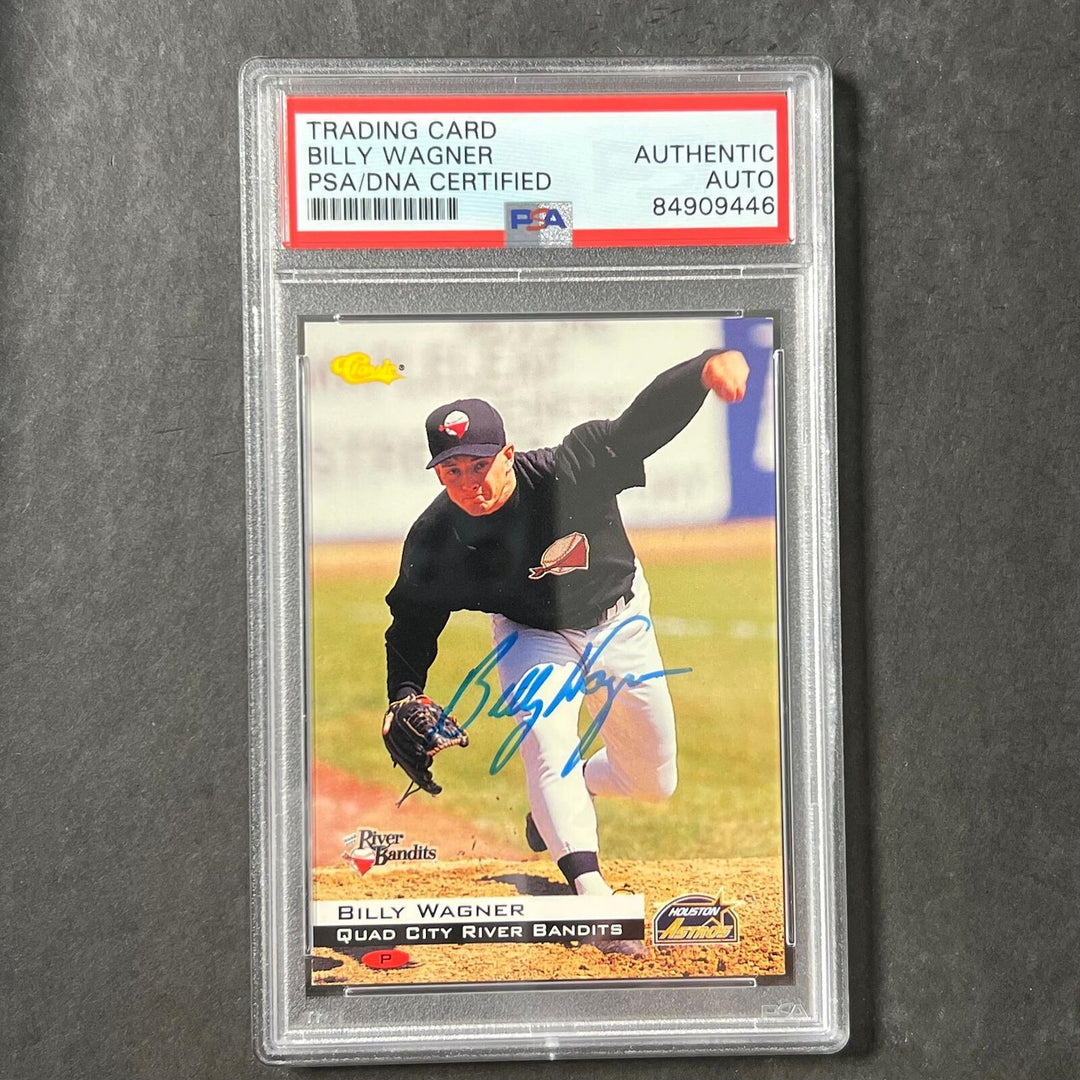 1994 Classic Games #140 Billy Wagner Signed Card PSA/DNA Auto Astros Image 1