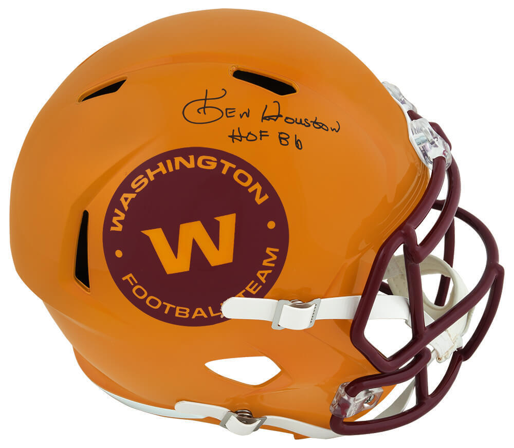 Ken Houston Signed Washington (WFT) FLASH Riddell F/S Rep Helmet w/HOF -(SS COA) Image 1