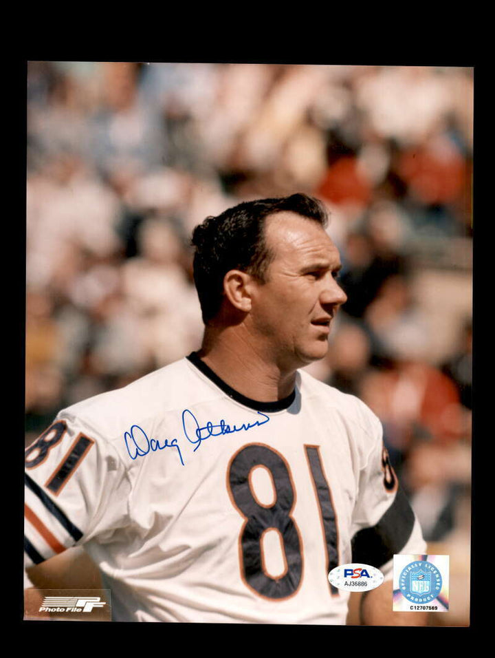 Doug Atkins PSA DNA Coa Autograph 8x10 Signed Photo Bears Image 1