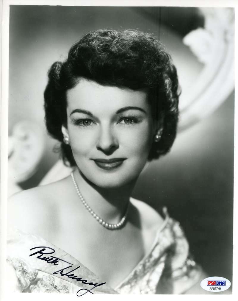 Ruth Hussey Psa Dna Coa Hand Signed 8x10 Photo Autograph Image 1