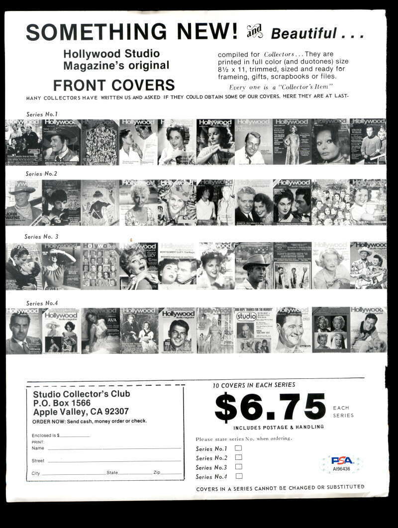 Loretta Young PSA DNA Coa Signed 9x11 Magazine Cover Photo Autograph Image 2