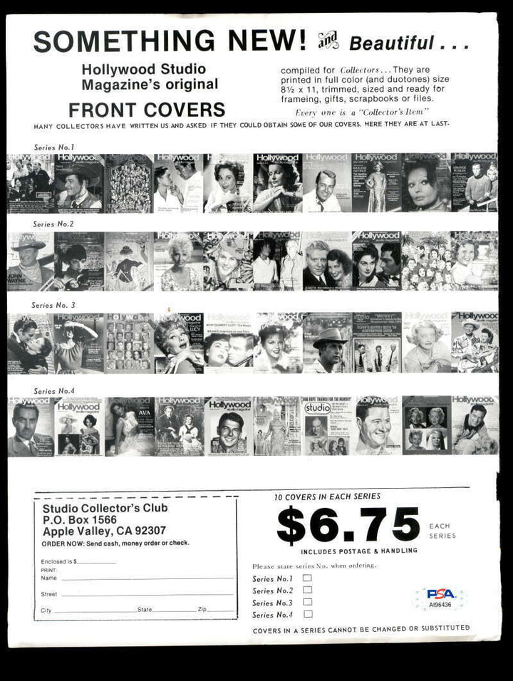 Loretta Young PSA DNA Coa Signed 9x11 Magazine Cover Photo Autograph Image 2