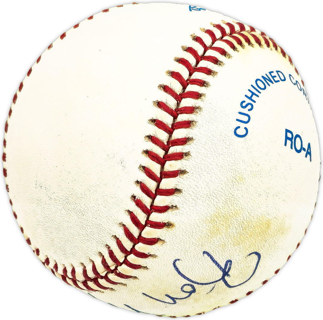 Ron Moeller Autographed AL Baseball Orioles, Angels Beckett BM17832 Image 4