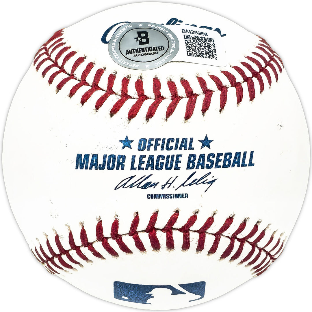 Lloyd Merritt Autographed MLB Baseball St. Louis Cardinals Beckett QR #BM25968 Image 2
