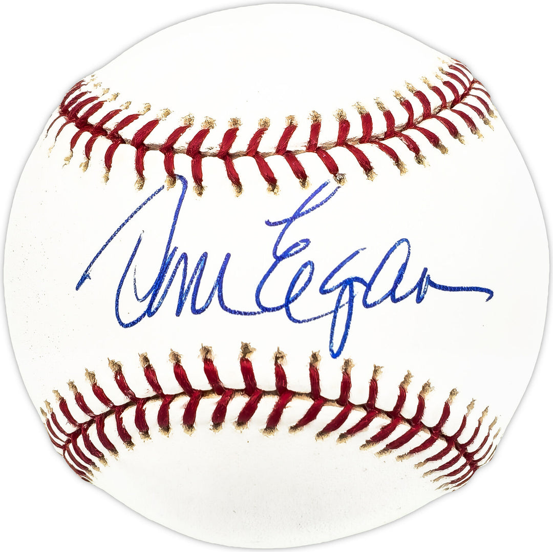 Tom Egan Autographed MLB Baseball White Sox, Angels Beckett BM17792 Image 1