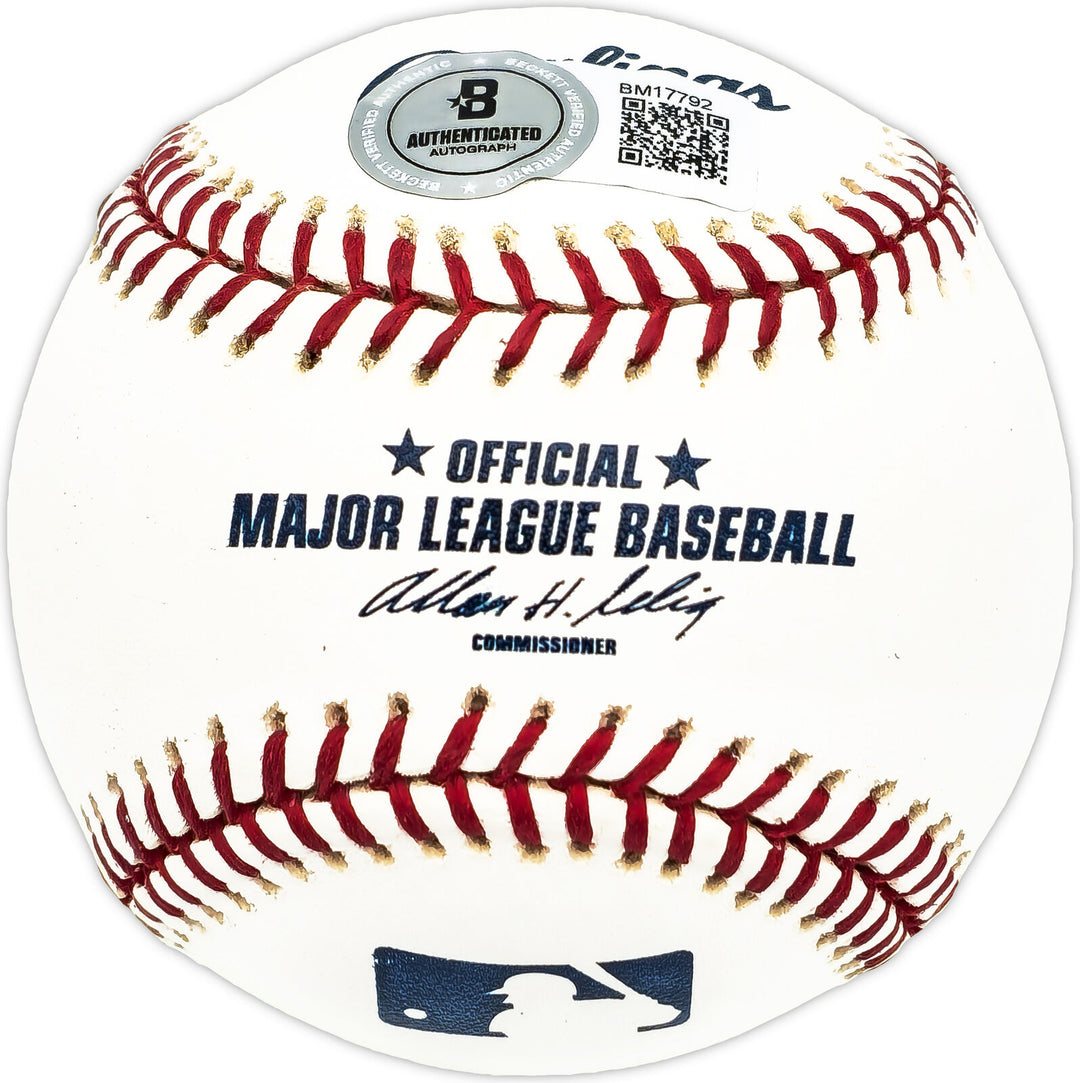 Tom Egan Autographed MLB Baseball White Sox, Angels Beckett BM17792 Image 2
