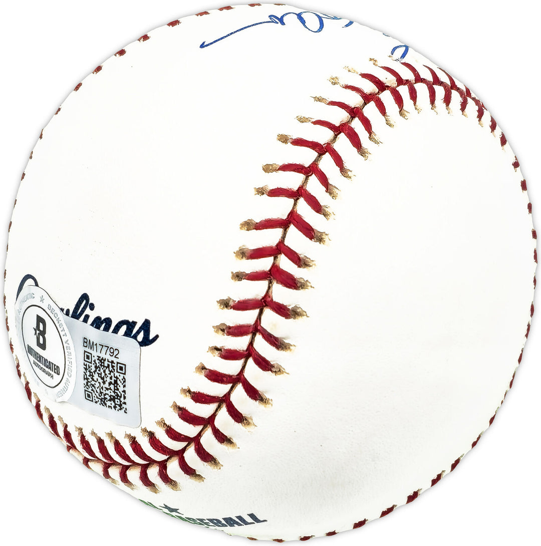 Tom Egan Autographed MLB Baseball White Sox, Angels Beckett BM17792 Image 3
