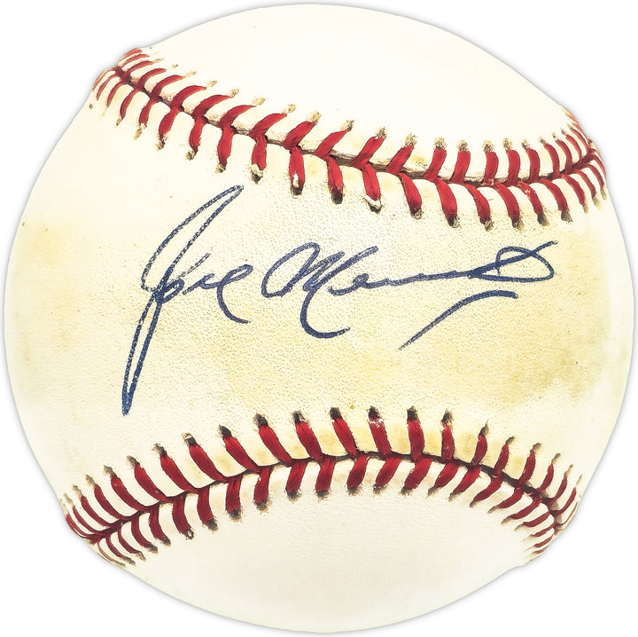 Jose Morales Autographed Signed AL Baseball Twins, Dodgers Beckett QR #BM25916 Image 1