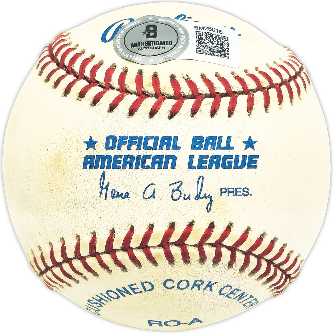 Jose Morales Autographed Signed AL Baseball Twins, Dodgers Beckett QR #BM25916 Image 2