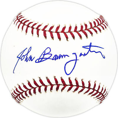 John Baumgartner Autographed MLB Baseball Detroit Tigers Beckett QR #BM26018 Image 1