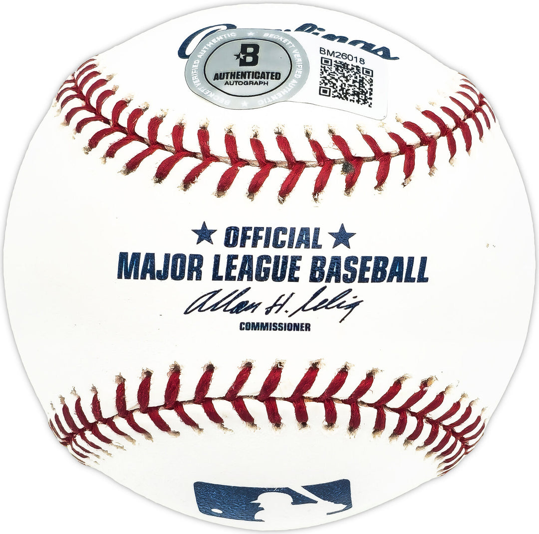 John Baumgartner Autographed MLB Baseball Detroit Tigers Beckett QR #BM26018 Image 2