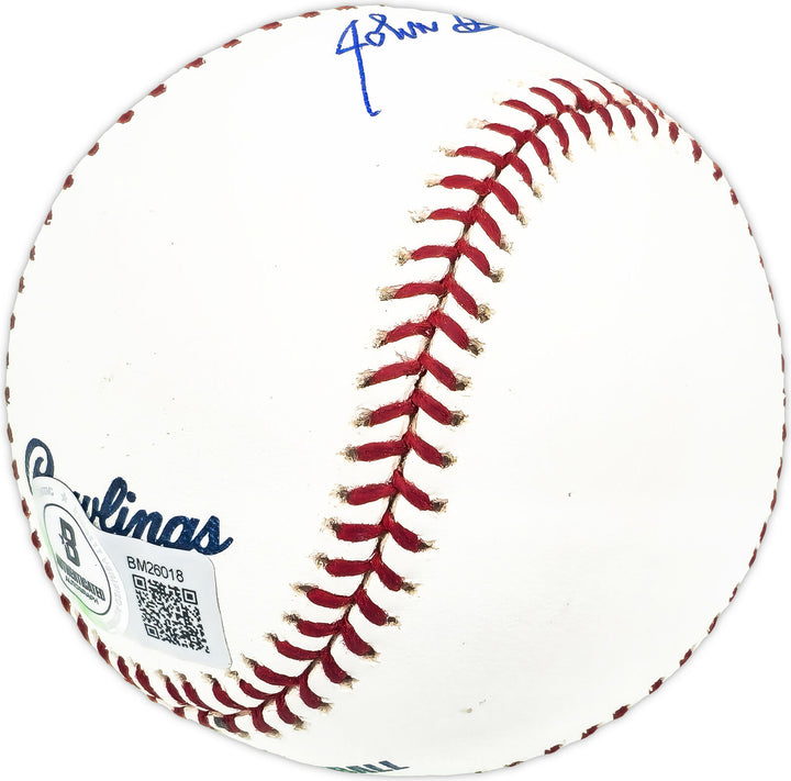 John Baumgartner Autographed MLB Baseball Detroit Tigers Beckett QR #BM26018 Image 3