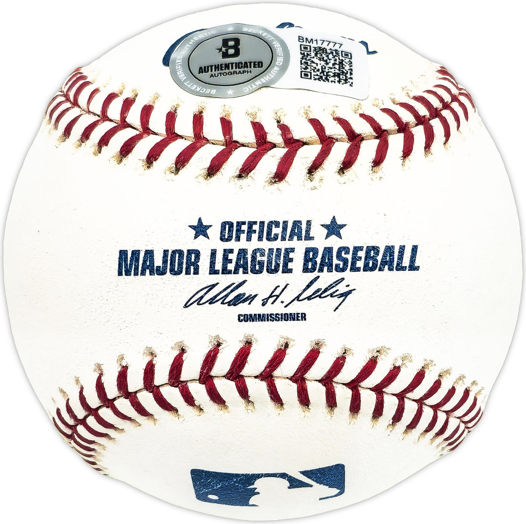 Dave Van Horne Autographed MLB Baseball Expos, Marlins HOF 2011 Beckett BM17777 Image 2
