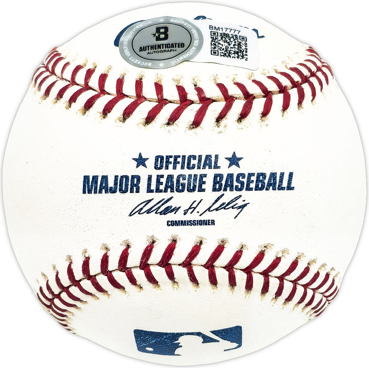 Dave Van Horne Autographed MLB Baseball Expos, Marlins HOF 2011 Beckett BM17777 Image 2