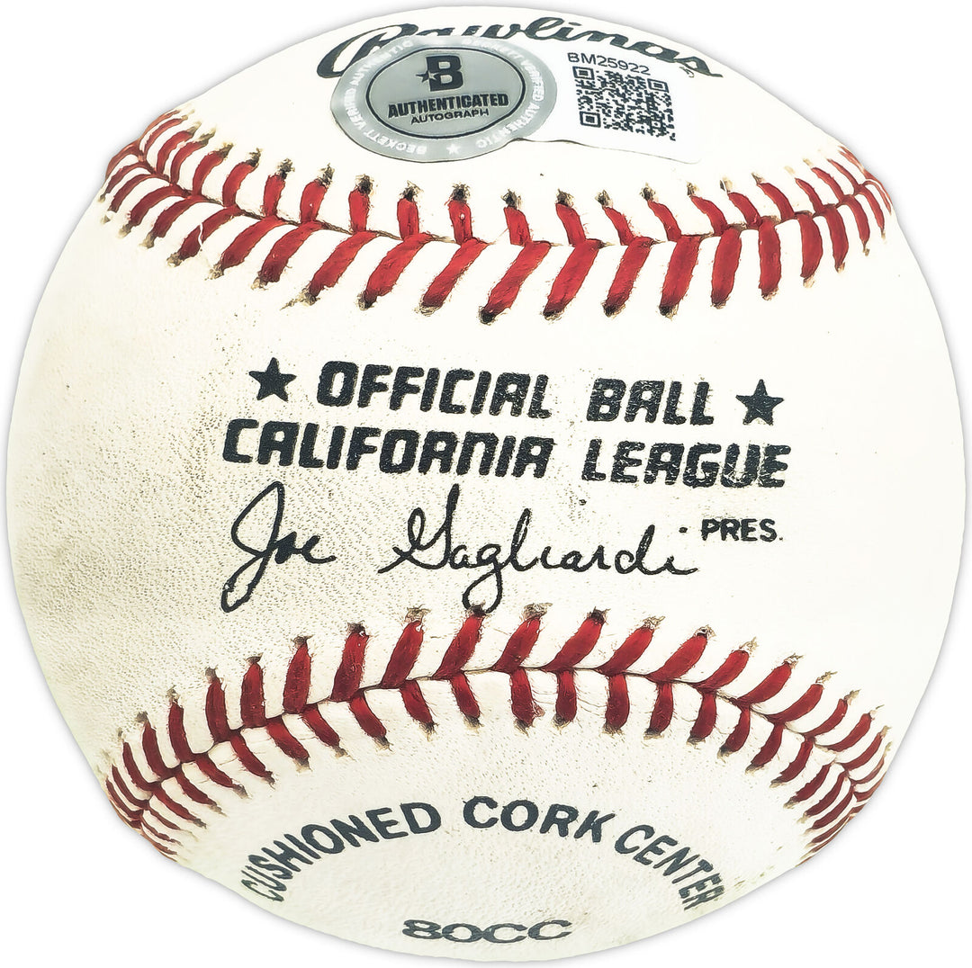 Jim Campanis Sr. Autographed NL Baseball Dodgers, Royals Beckett QR #BM25922 Image 2
