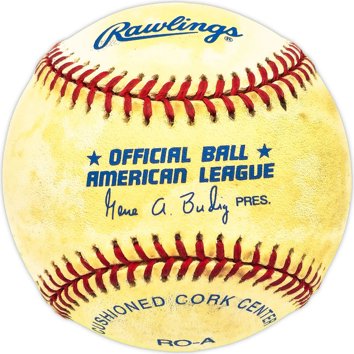 Ken Phelps Autographed Official AL Baseball Oakland A's, New York Yankees 229662 Image 2