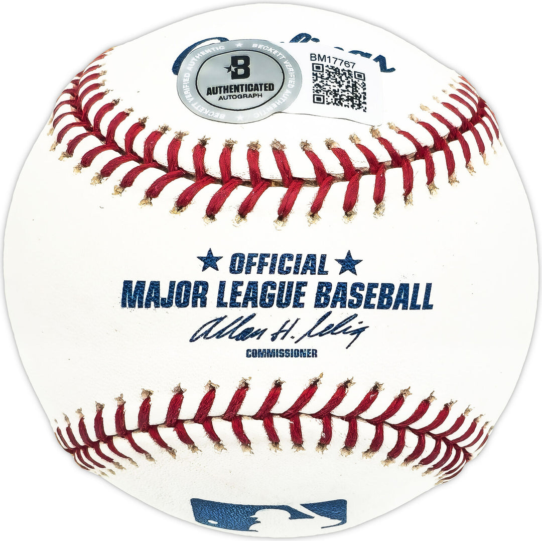 Bill McCool Autographed MLB Baseball Padres "Original Padre" Beckett QR #BM17767 Image 2