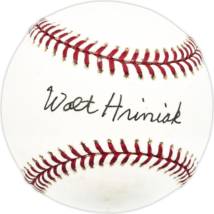 Walt Hriniak Autographed Signed MLB Baseball Braves, Padres Beckett QR #BM25982 Image 1