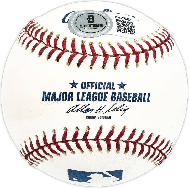 Walt Hriniak Autographed Signed MLB Baseball Braves, Padres Beckett QR #BM25982 Image 2