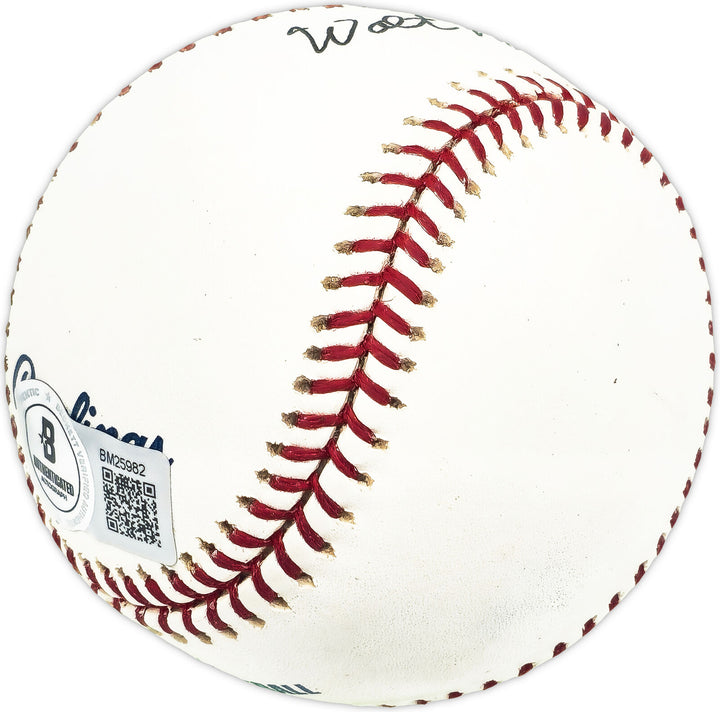 Walt Hriniak Autographed Signed MLB Baseball Braves, Padres Beckett QR #BM25982 Image 3