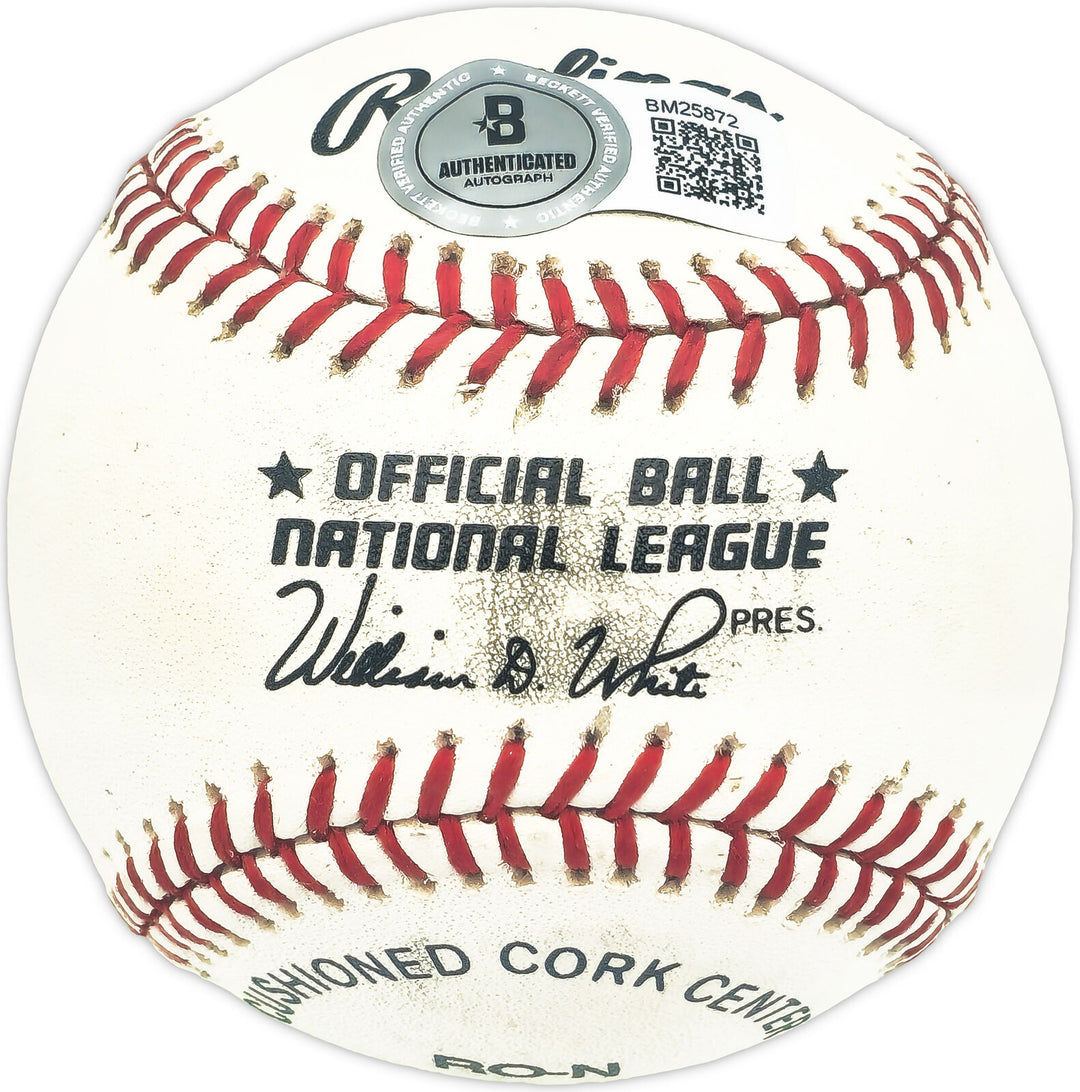 Rick Wise Autographed Signed NL Baseball Cardinals, Phillies Beckett QR #BM25872 Image 2