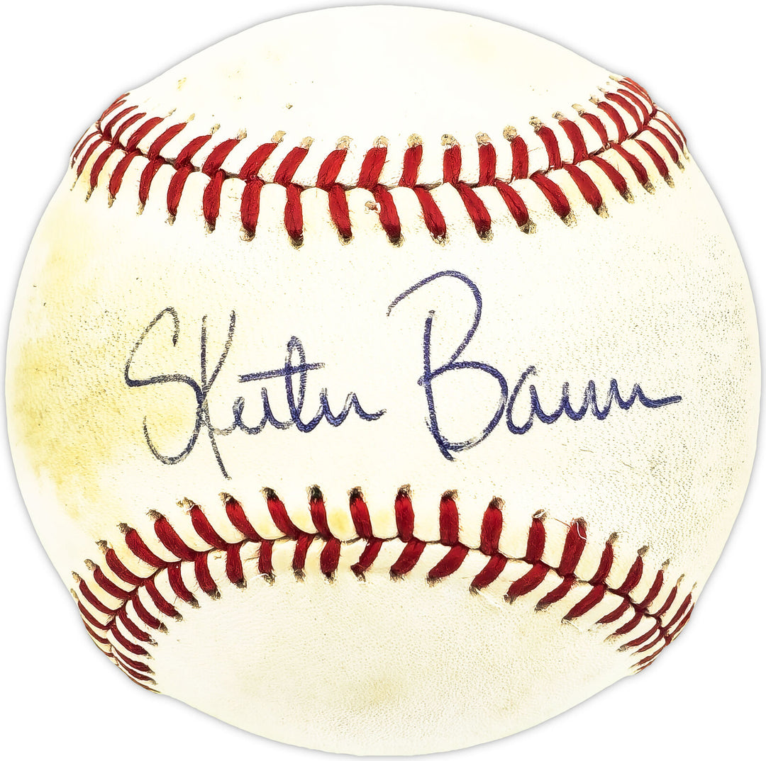 Skeeter Barnes Autographed NL Baseball Cincinnati Reds, Detroit Tigers 229737 Image 1