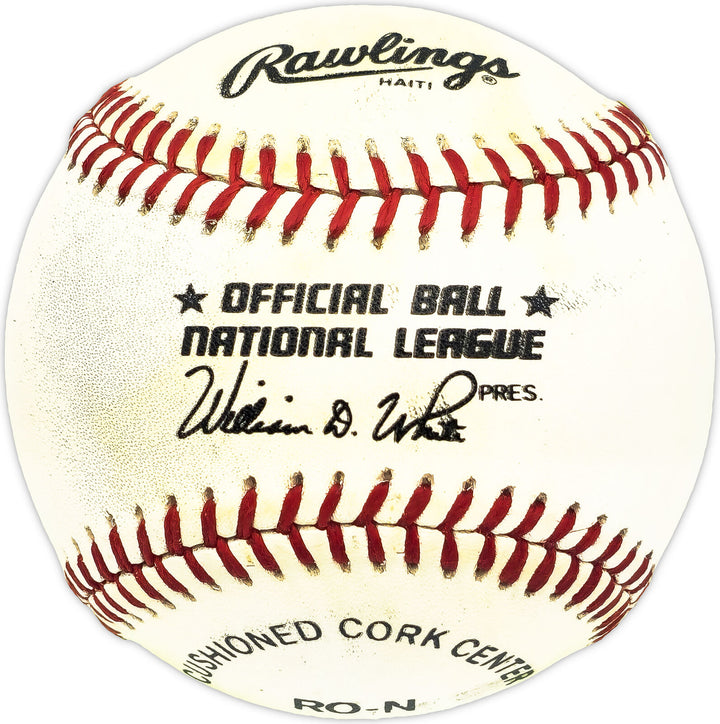 Skeeter Barnes Autographed NL Baseball Cincinnati Reds, Detroit Tigers 229737 Image 2