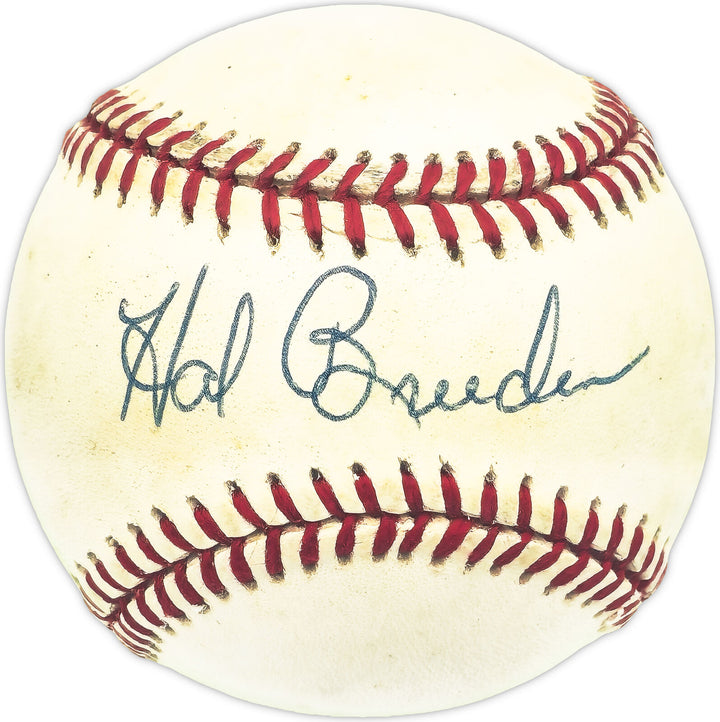 Hal Breeden Autographed Signed NL Baseball Expos, Cubs Beckett QR #BM25877 Image 1