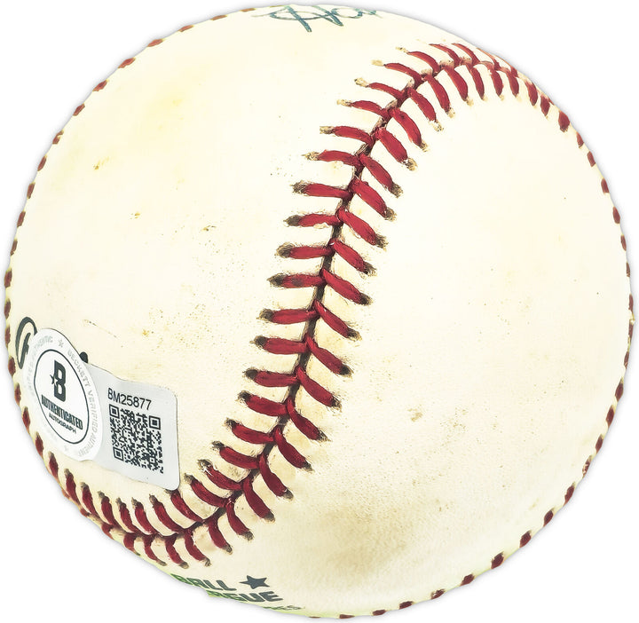 Hal Breeden Autographed Signed NL Baseball Expos, Cubs Beckett QR #BM25877 Image 3