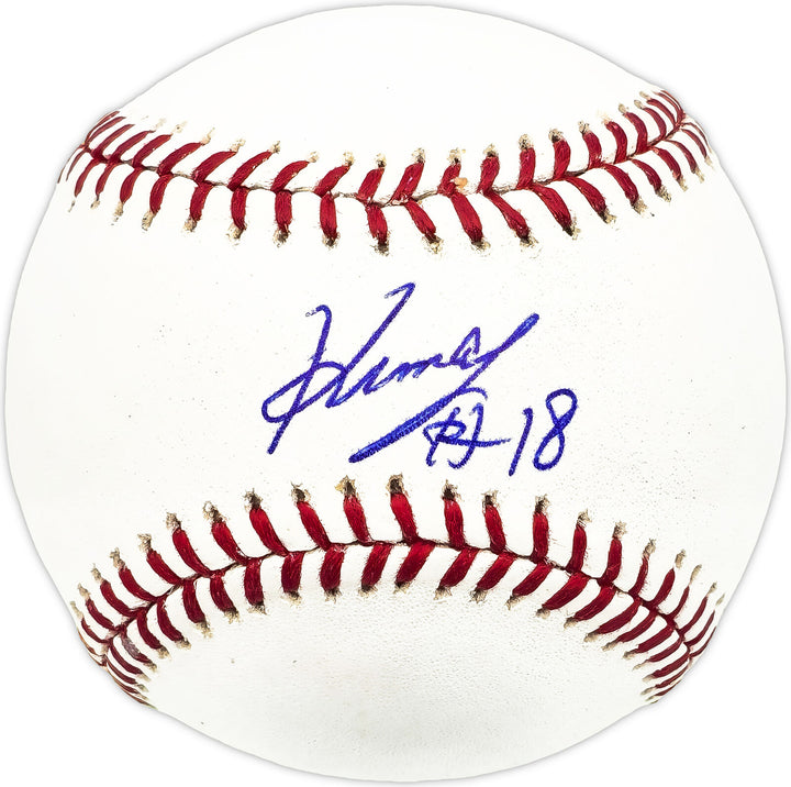 Hisashi Iwakuma Autographed MLB Baseball Seattle Mariners MLB Holo #EK019730 Image 1