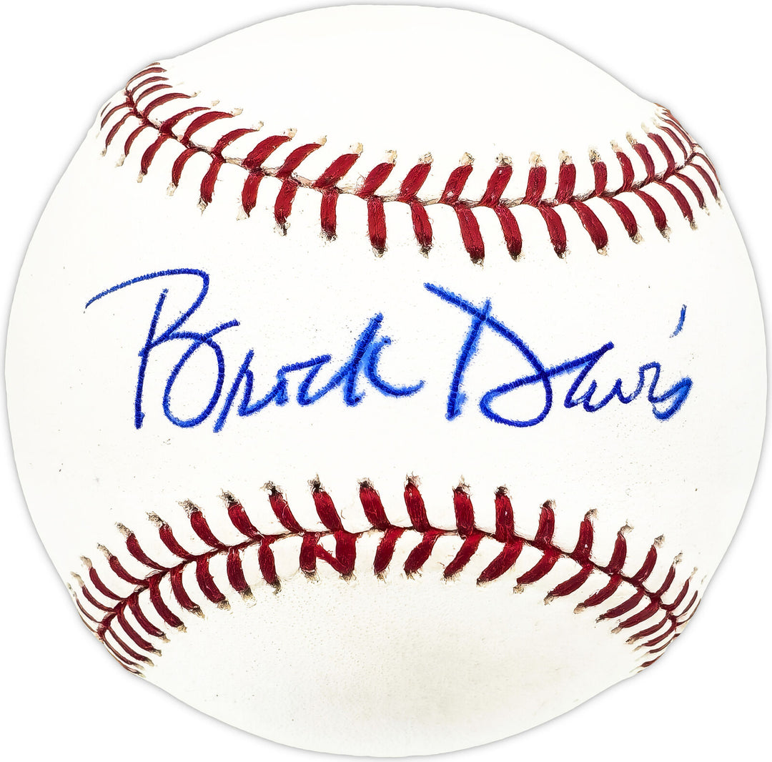 Brock Davis Autographed MLB Baseball Chicago Cubs, Milwaukee Brewers 229885 Image 1
