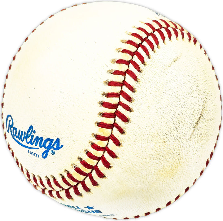 Tom Poquette Autographed AL Baseball Kansas City Royals, Texas Rangers 229889 Image 3