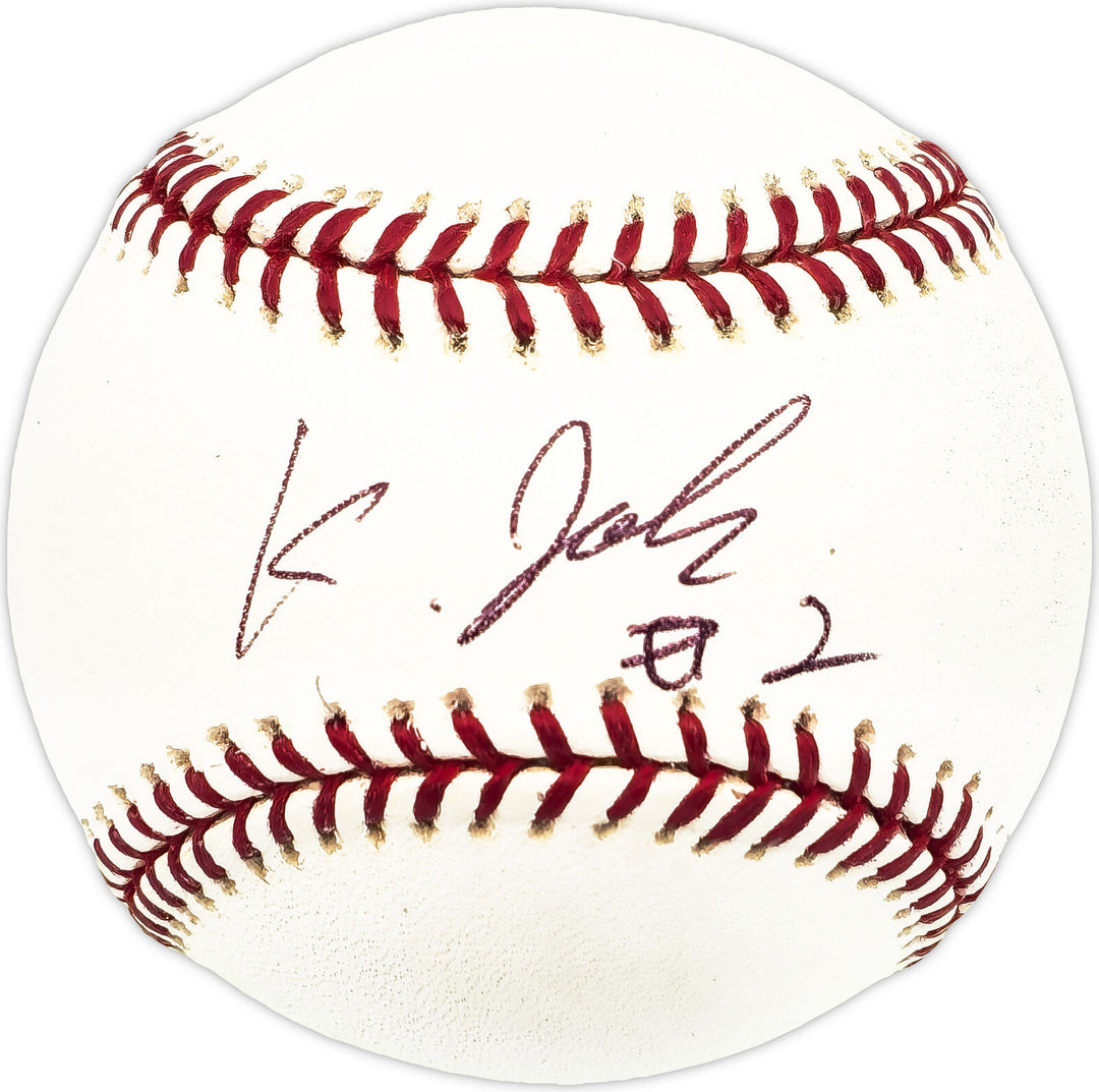Kenji Johjima Autographed MLB Baseball Seattle Mariners MLB Holo #BB002054 Image 1