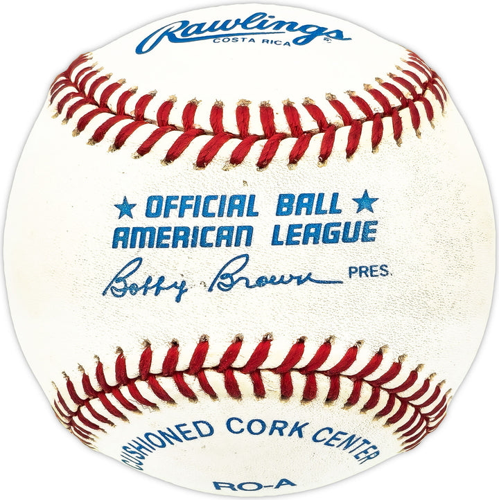 Lee Guetterman Autographed AL Baseball New York Yankees, Seattle Mariners 229861 Image 2
