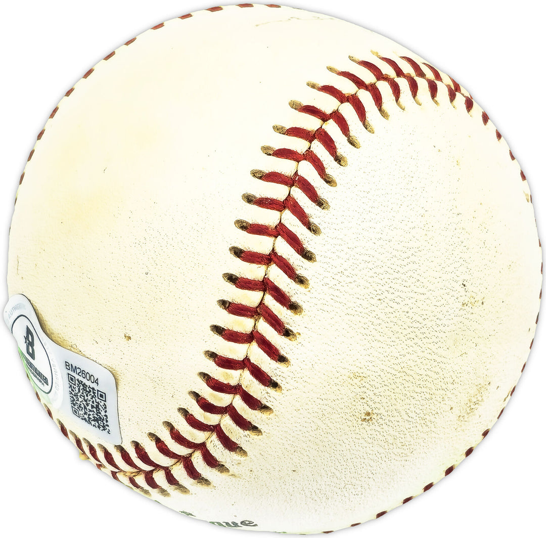 Mel Nelson Autographed Giles NL Baseball St. Louis Cardinals Beckett QR #BM26004 Image 3
