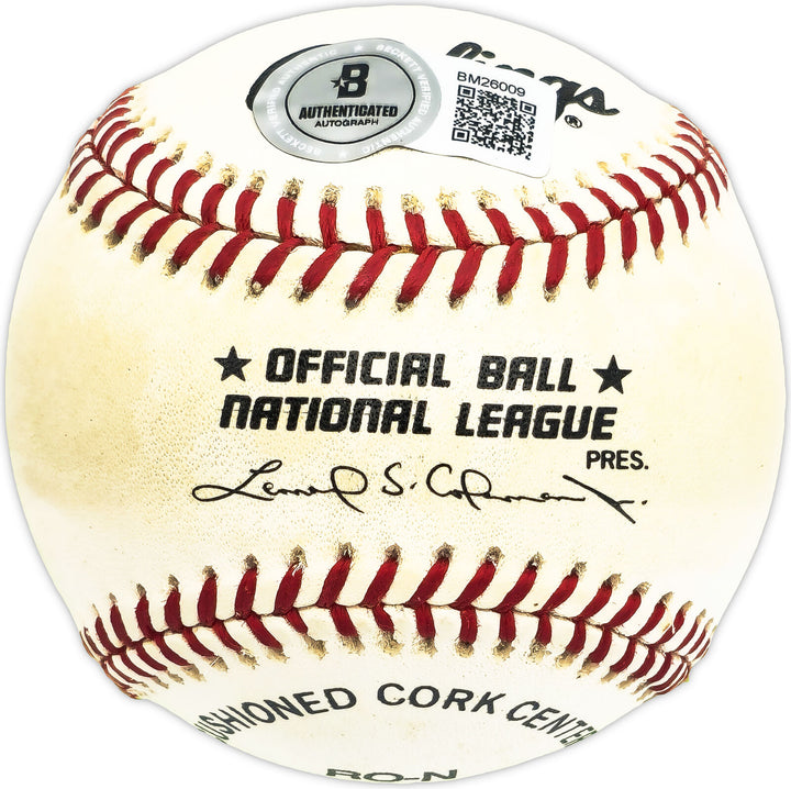 Darryl Hamilton Autographed NL Baseball Giants, Brewers Beckett QR #BM26009 Image 2