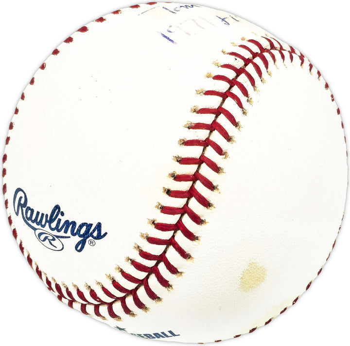 Tom Bradley Autographed MLB Baseball White Sox "1971 & 1972 White Sox" 229684 Image 3