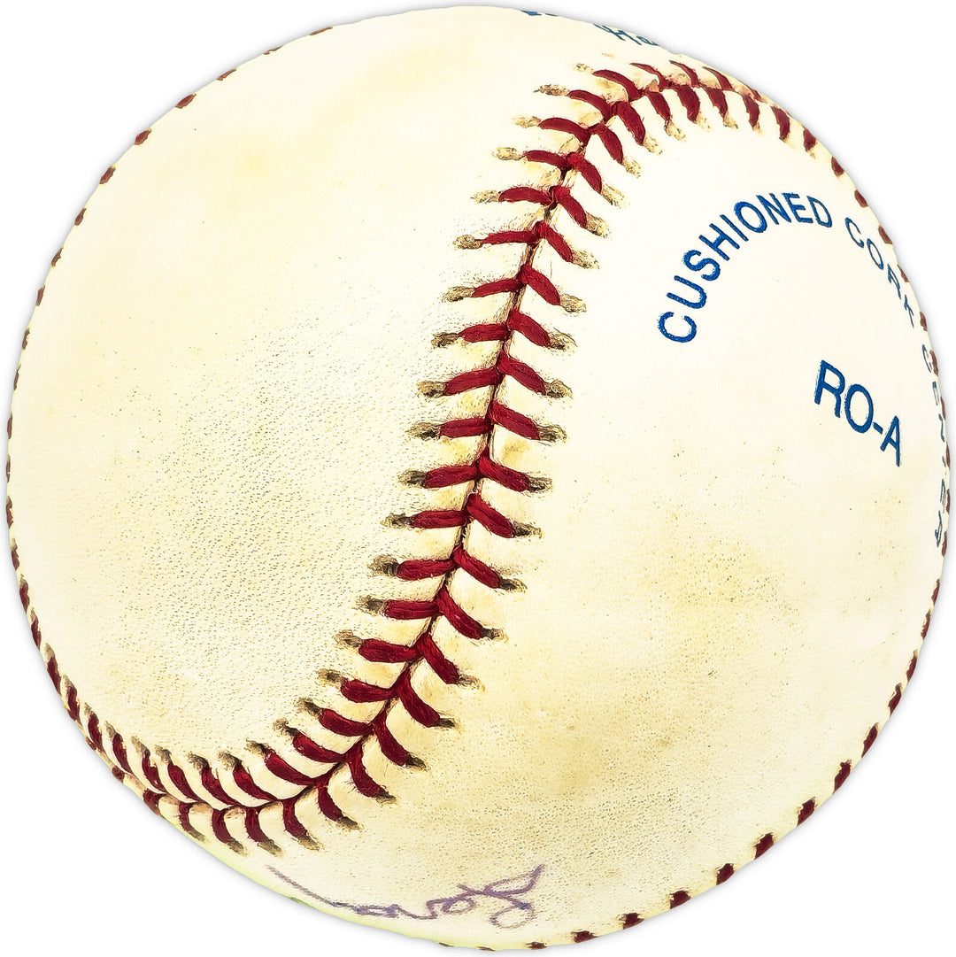 Leroy Wheat Autographed Signed AL Baseball A's, Cleveland Indians 229649 Image 4