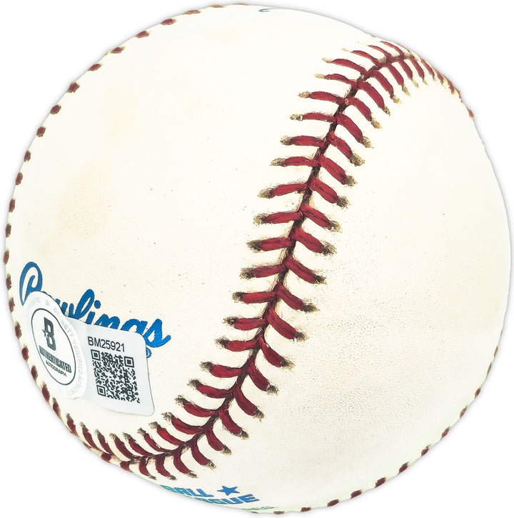 Pat Dobson Autographed Signed AL Baseball Orioles, Tigers Beckett QR #BM25921 Image 3