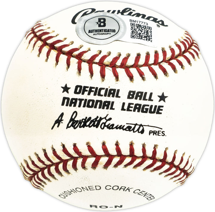 Dave Ricketts Autographed NL Baseball St. Louis Cardinals Beckett QR #BM17773 Image 2