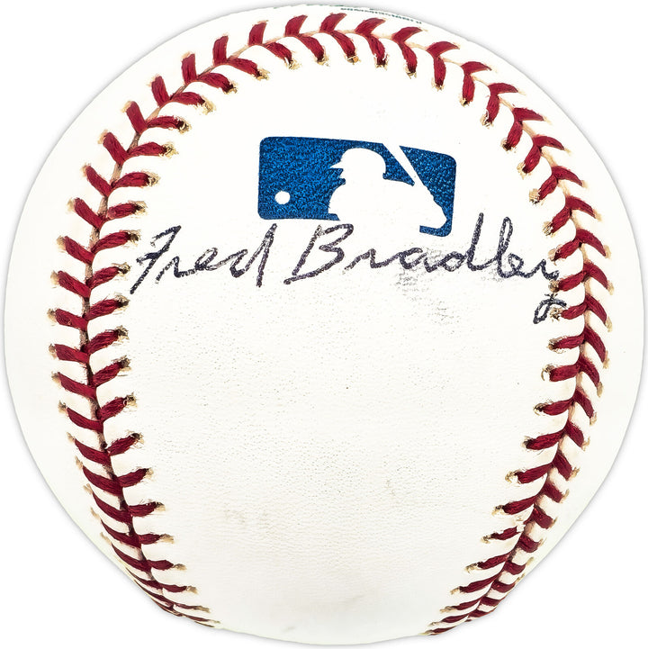 Fred Bradley Autographed MLB Baseball Chicago White Sox Beckett QR #BM17779 Image 1