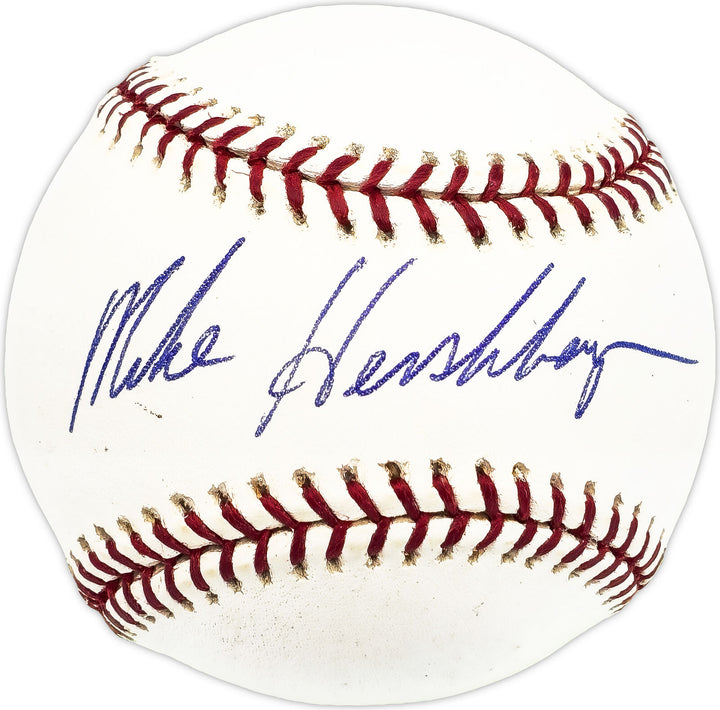 Mike Hershberger Autographed MLB Baseball White Sox, Pilots Beckett QR #BM17815 Image 1