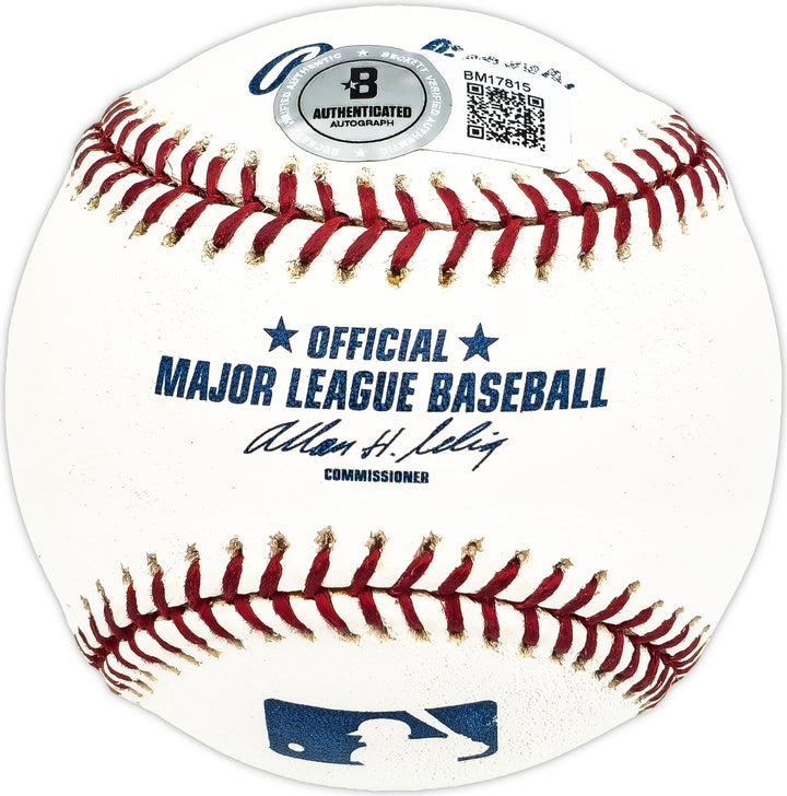Mike Hershberger Autographed MLB Baseball White Sox, Pilots Beckett QR #BM17815 Image 2