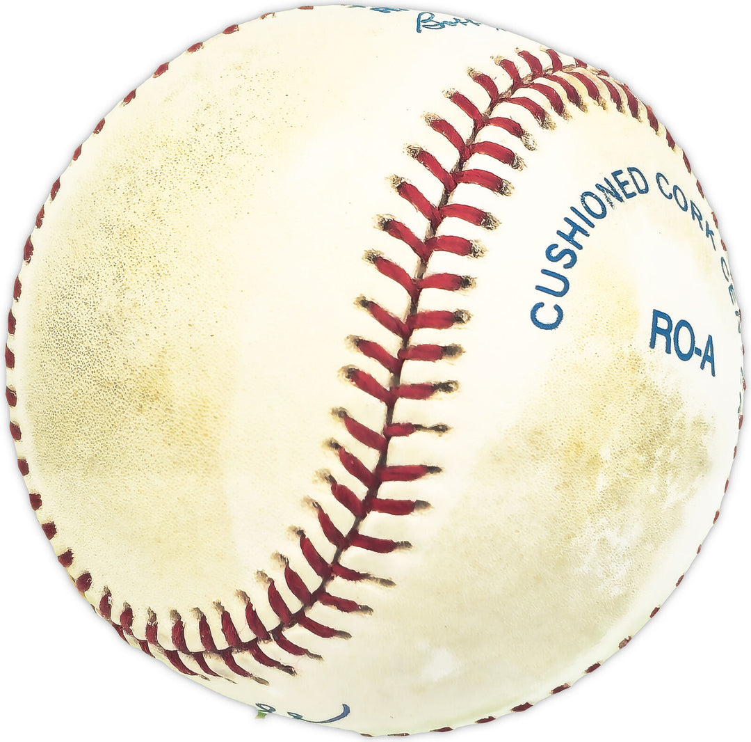 Ray Poole Autographed Official AL Baseball Philadelphia A's Beckett QR #BM25867 Image 4