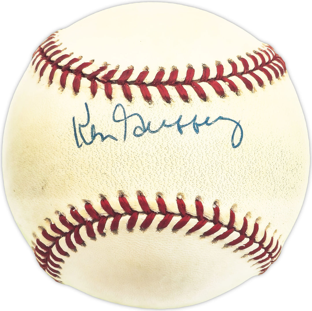 Ken Griffey Sr. Autographed Signed AL Baseball Yankees, Reds Beckett QR #BM25924 Image 1