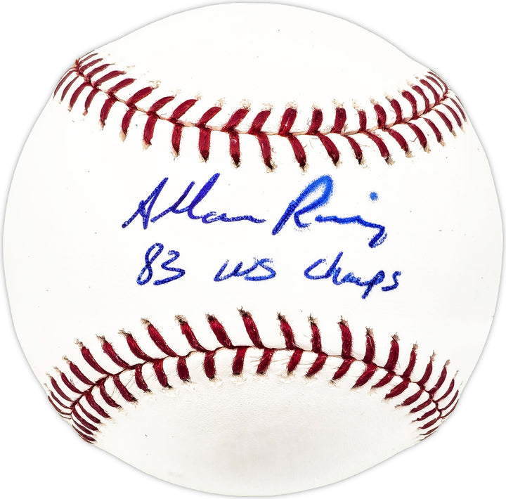 Allan Ramirez Autographed MLB Baseball Baltimore Orioles "83 WS Champs" 229824 Image 1