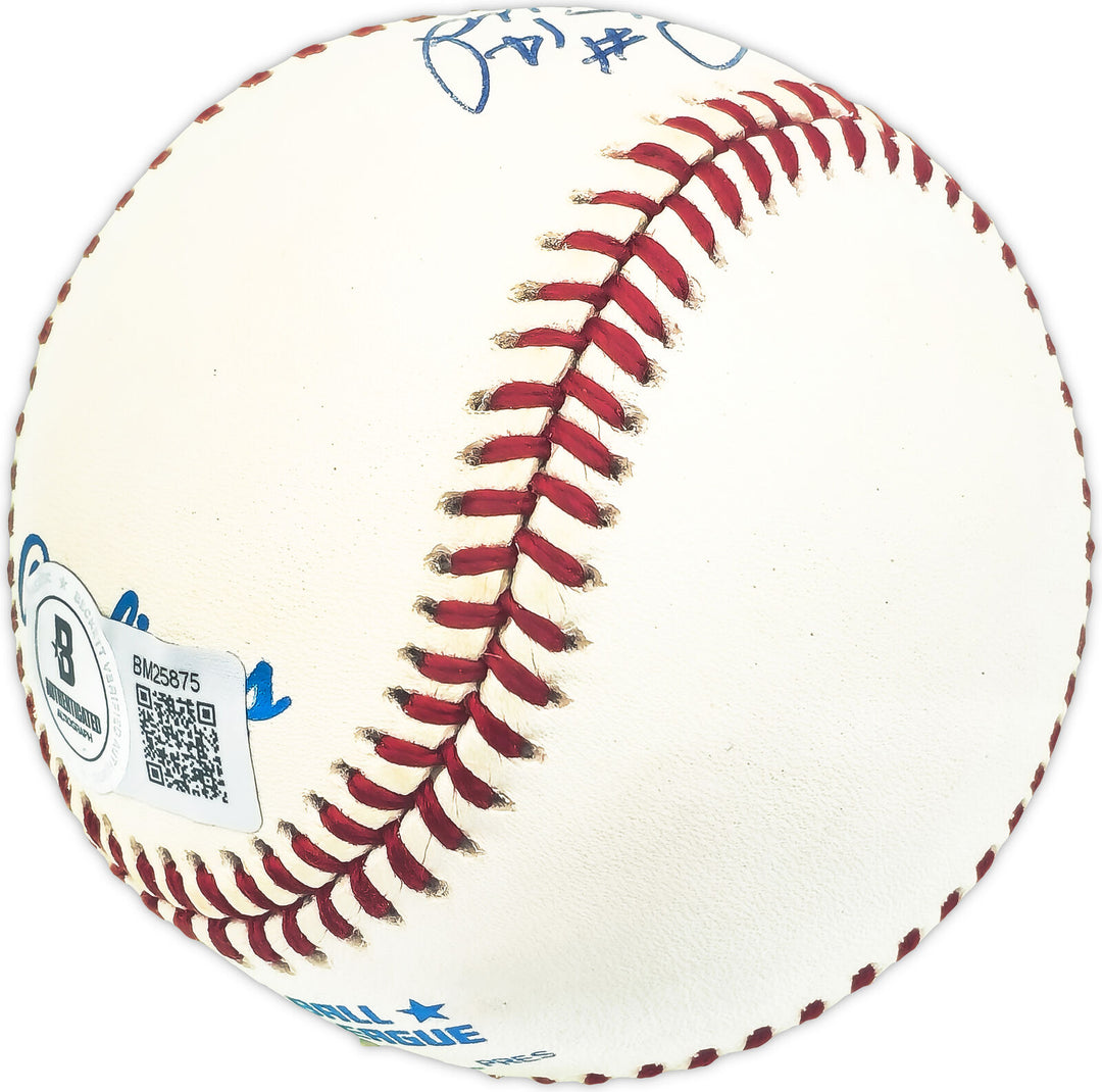 Merv Rettenmund Autographed Signed AL Baseball Orioles, Reds Beckett QR #BM25875 Image 3