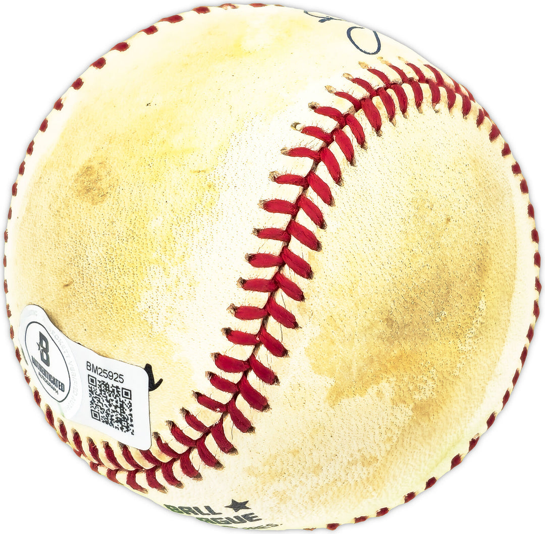 Jim Fregosi Autographed AL Baseball Angels, Phillies Beckett BM25925 Image 3