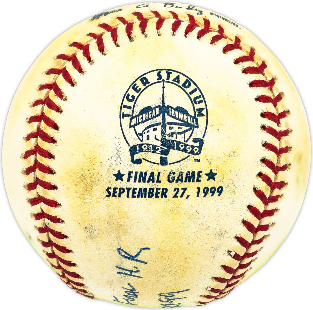 Robert Fick Autographed Tiger Stadium Baseball Tigers 229702 Image 2